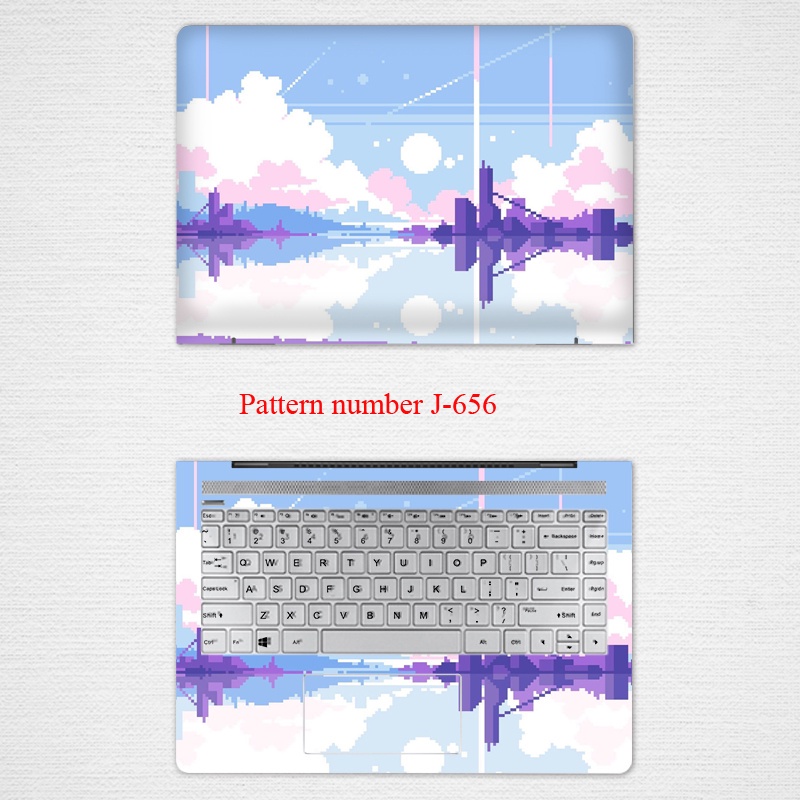 GRADIENT SOLID COLOR Computer Stickers Vinyl 2 Sides Laptop Skin for 11/12/13/14/15/17 Inch Universal ASUS Adolbook14 2020 Computer Sticker Adol 13.3 Addou 14 Inch Notebook S Breaking Dawn 7 Shell Protection Film 15.6 Inch Hard