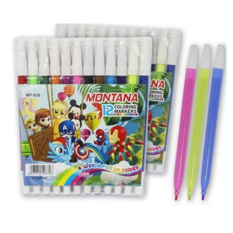 

SPIDOL MEWARNAI / COLORING MARKERS 12 WARNA