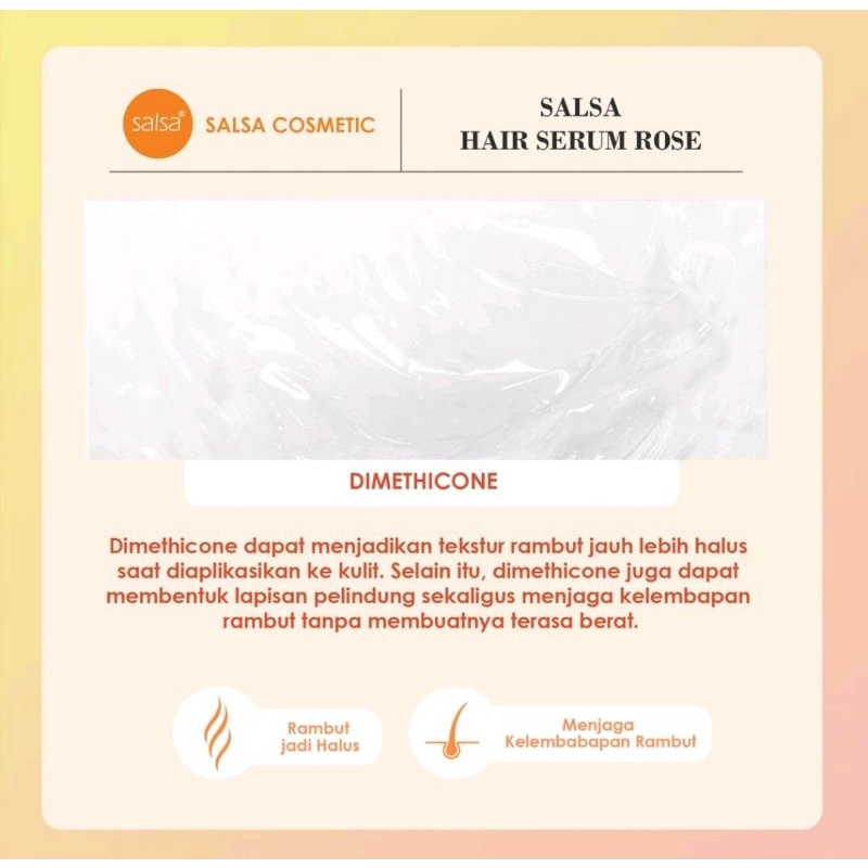 [BPOM] Salsa Hair Serum Rose Spray | Growth Hair Serum | Keratin Repair Hair Serum | Serum Rambut | Hijab Friendly 80ml