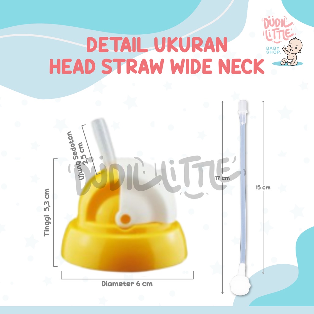 Head Straw khusus botol wide neck