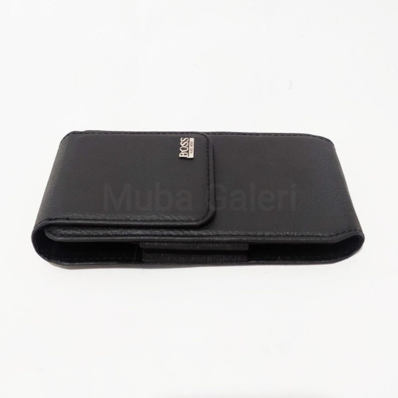 DOMPET HP PRIA SARUNG HP 1 SLOT KULIT SINTETIS