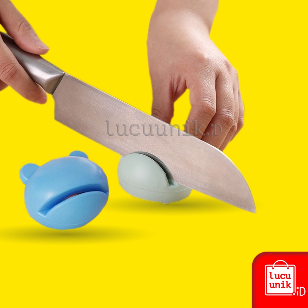 Pengasah Pisau Mini Pengasah Gunting Alat Asah Pisau Gunting