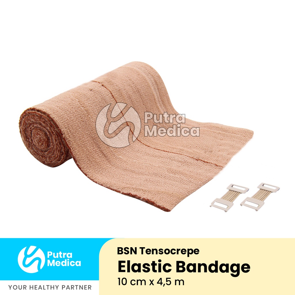 BSN Tensocrepe Elastic Bandage 10cm x 4,5m / Perban Coklat Elastis