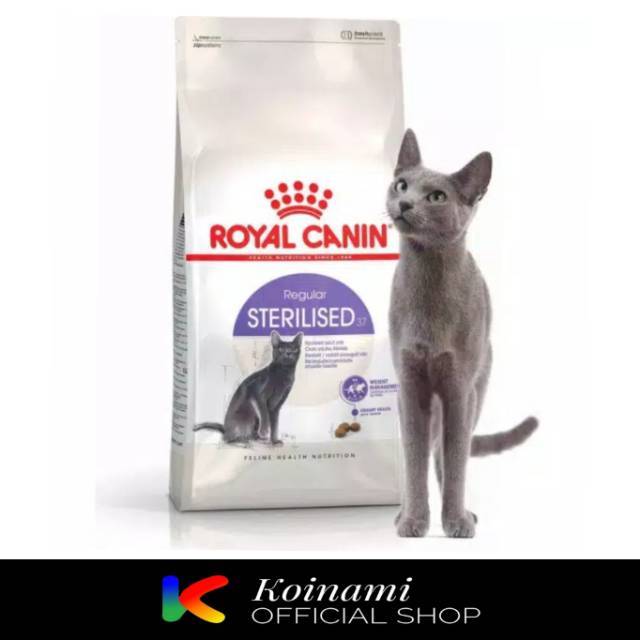 RC STERILISED37 N1 12B 400 GR / royal canin cat food / dry / makanan kucing / steril