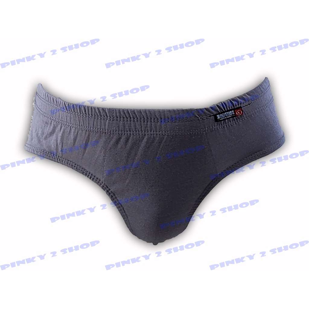 3PCS CELANA DALAM PRIA CD LAKI-LAKI KATUN POLOS SEMPAK COWOK DUS INOTEX UKURAN M,L,XL