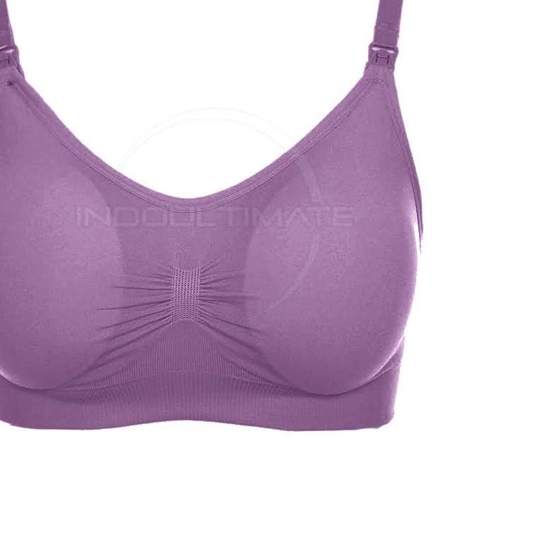 ✳ 1 Pcs Bra Menyusui Tanpa Kawat Model Sport Pakaian Dalam Wanita BH Spons Renda BIM-09 ◊