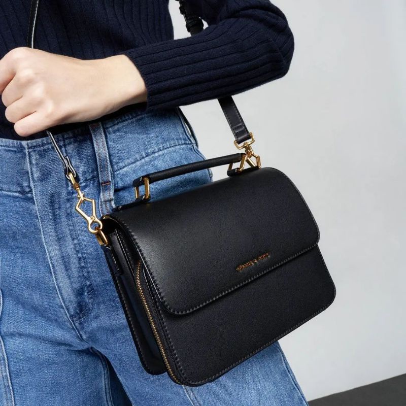 6.6 SALE | CK Front Flap Top Handle Crossbody Bag