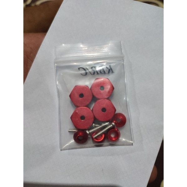 Hex rc car wpl d12 d42 wpl c24 mn d90 upgrade ban 1/10 5mm ke 12mm adaptor