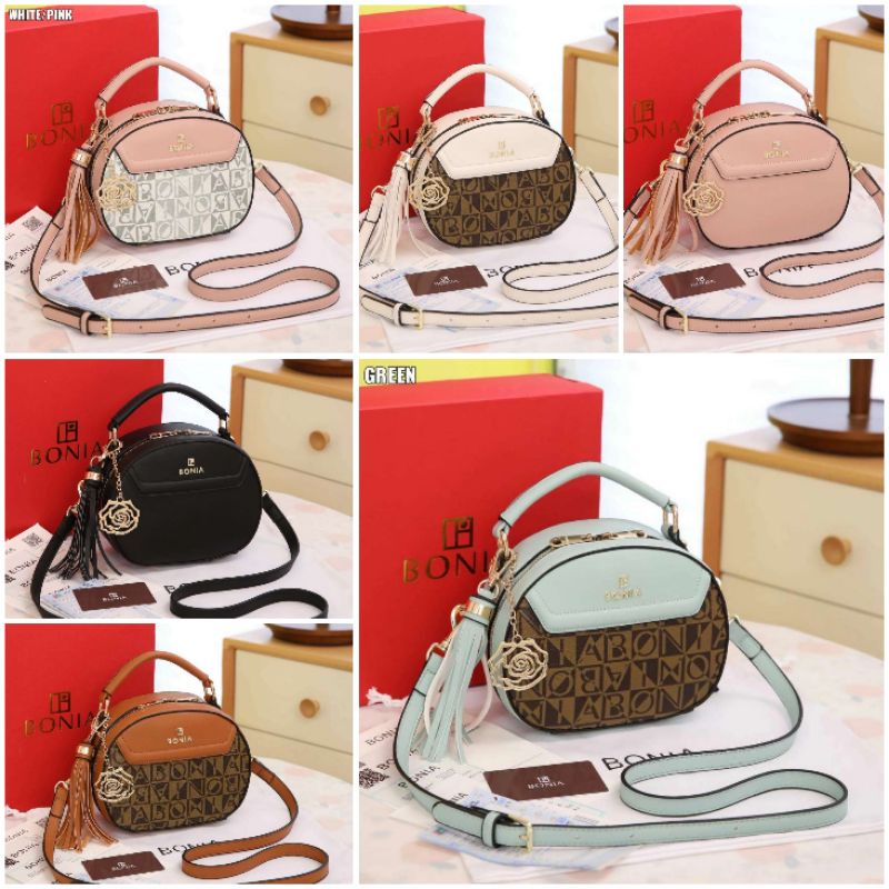 TAS B@NIA SONIA 5254-5 WITH BOX TAS WANITA SLINGBAG BRANDED IMPORT