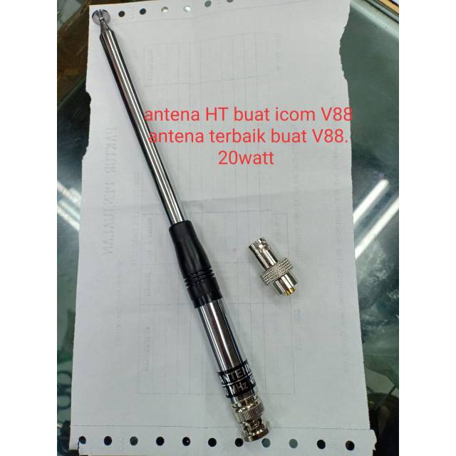 Antena ht icom V88 20watt tarik panjang antena tebaik