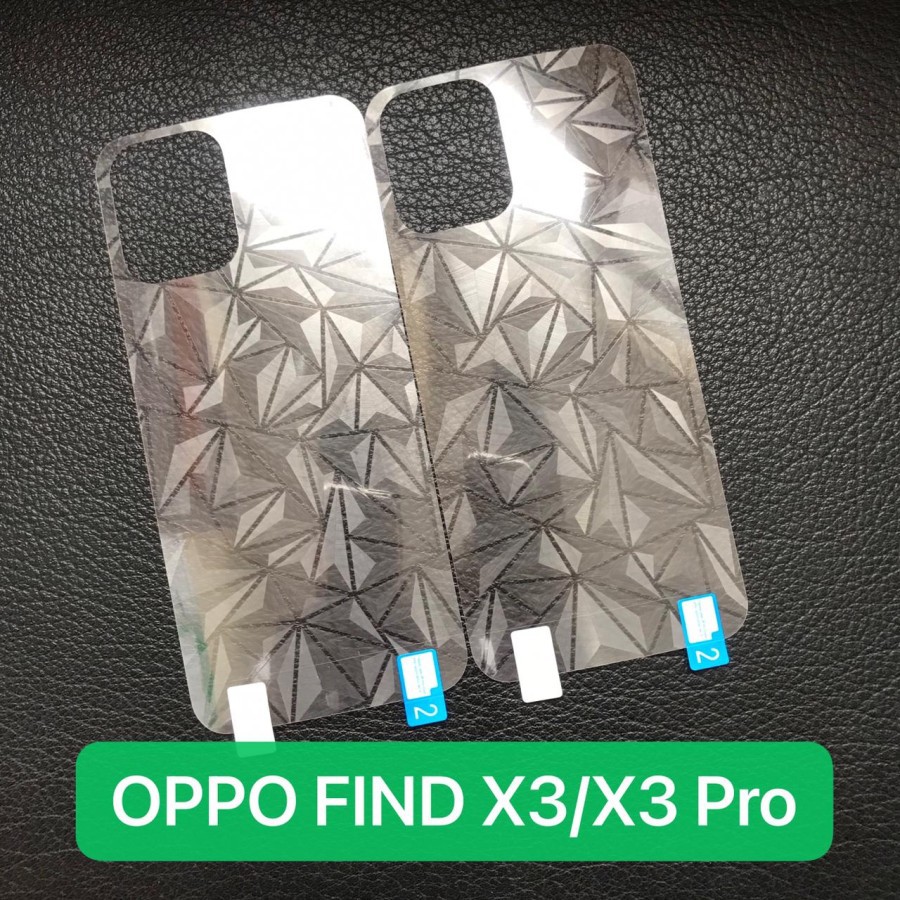 OPPO FIND X3 PRO BACK SKIN DIAMOND 3D GARSKIN PRISMA