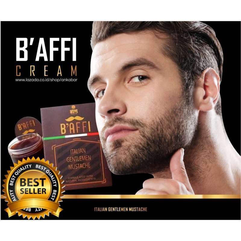 [ORI] Baffi Cream Penumbuh Kumis Jenggot Jambang - Italian Gentleman Mustache