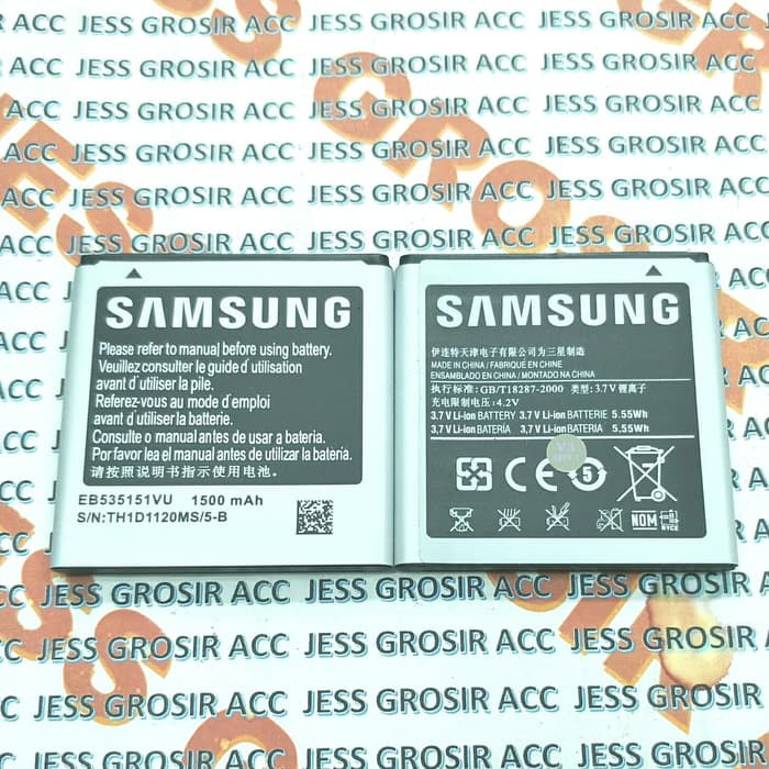 Battery Batre Baterai Samsung Galaxy S Advance i9070 B9120 i6590 EB535151VU