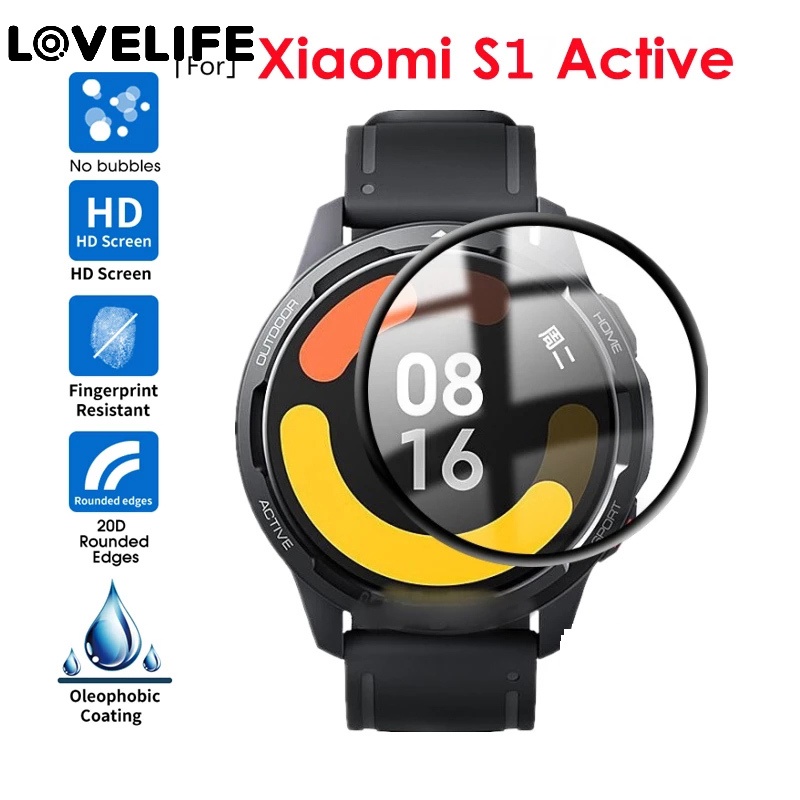 Film Pelindung Layar Anti Gores 5D Untuk Smartwatch Xiaomi Watch S1 Active / Bukan Glass