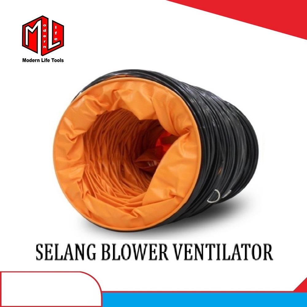 Selang Portable Ventilator 8inch 5 meter - Flexible Hose Exhaust Blower 8 inch 5 mtr