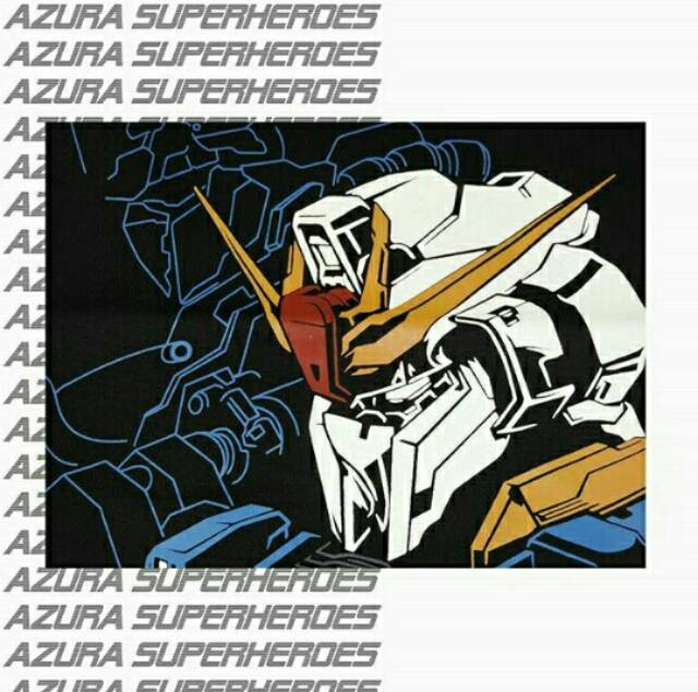 Kaos Gundam Azura Dewasa dan Transformers