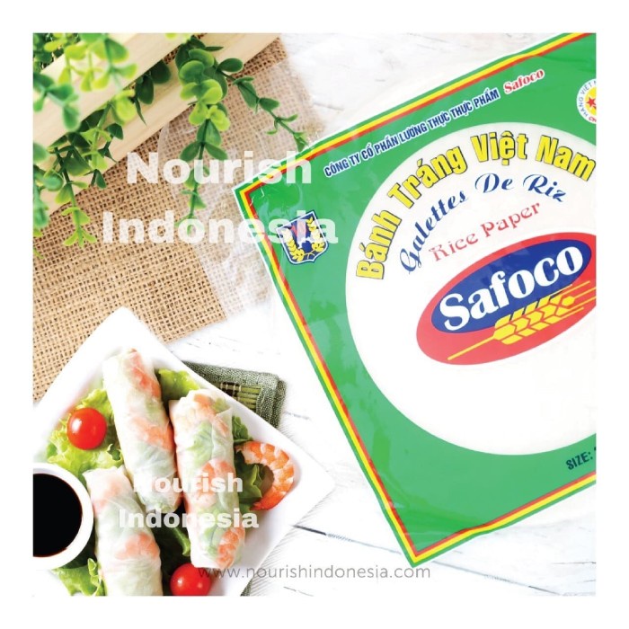 

✨COD✨ Safoco, Rice Paper 22cm (Banh Trang Viet Nam) kulit lumpia