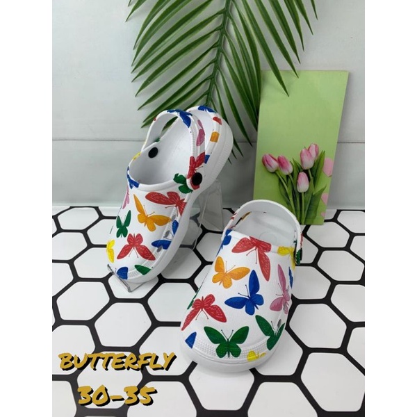 Sandal Baim Anak Motif Butterfly