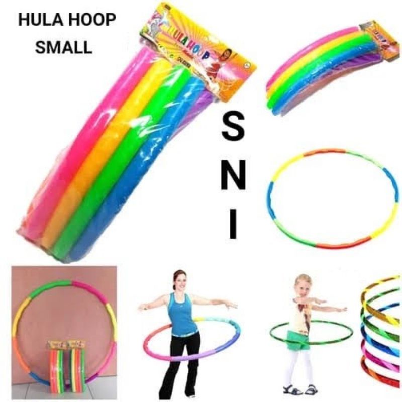 Mainan Anak Hulahoop Warna Warni Pelangi