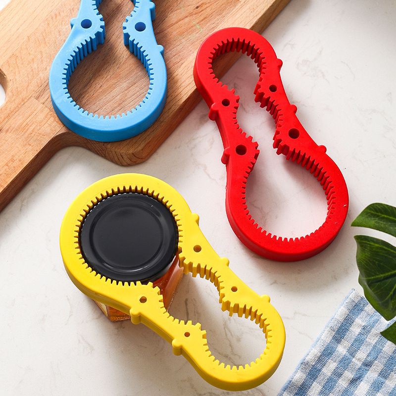 PEMBUKA TUTUP BOTOL KALENG MAKANAN TOPLES KARET FLEKSIBEL 3 in 1