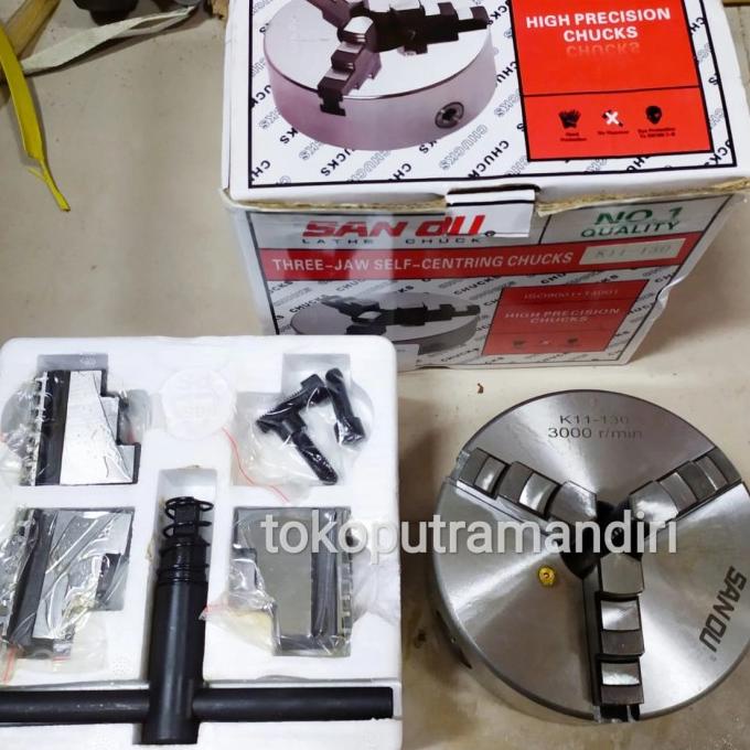 Claw Bubut 5" 3 jaw / Chuck Bubut 5 inch