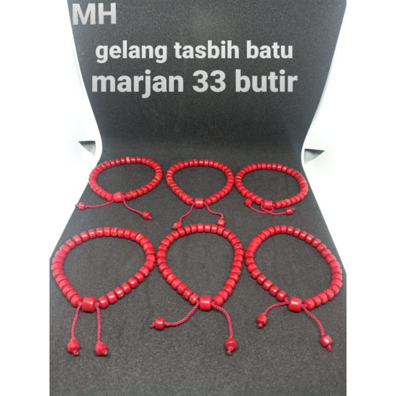 GELANG TASBIH / GELANG / TASBIH BATU MARJAN