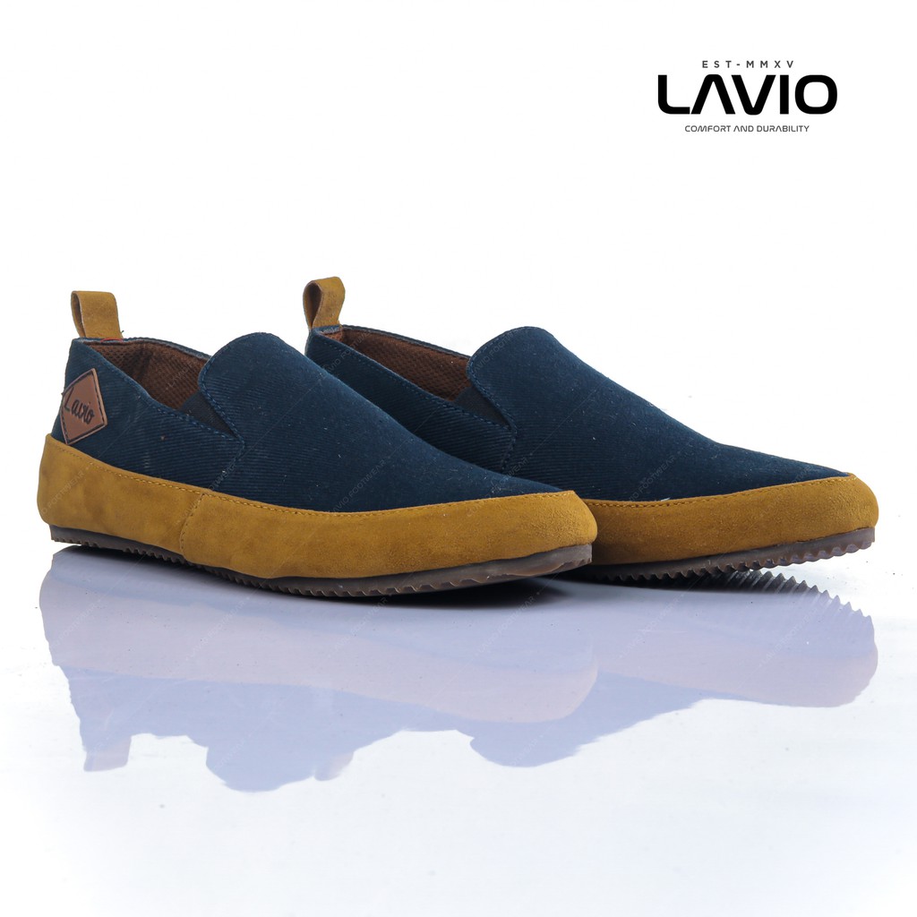 Sepatu Slip On Pria Original Lavio Blitz Formal Casual Kasual