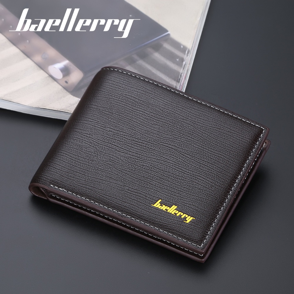 BAELLERRY DR080 Dompet Pria Bahan Kulit PU Leather Premium WATCHKITE WKOS