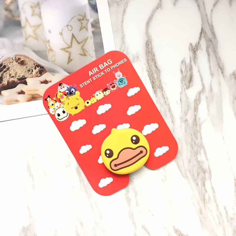 3d Popsocket phone bracket Cartoon Stitch Pooh Cat Dog Mickey Minnie Phone Stand Finger Holder