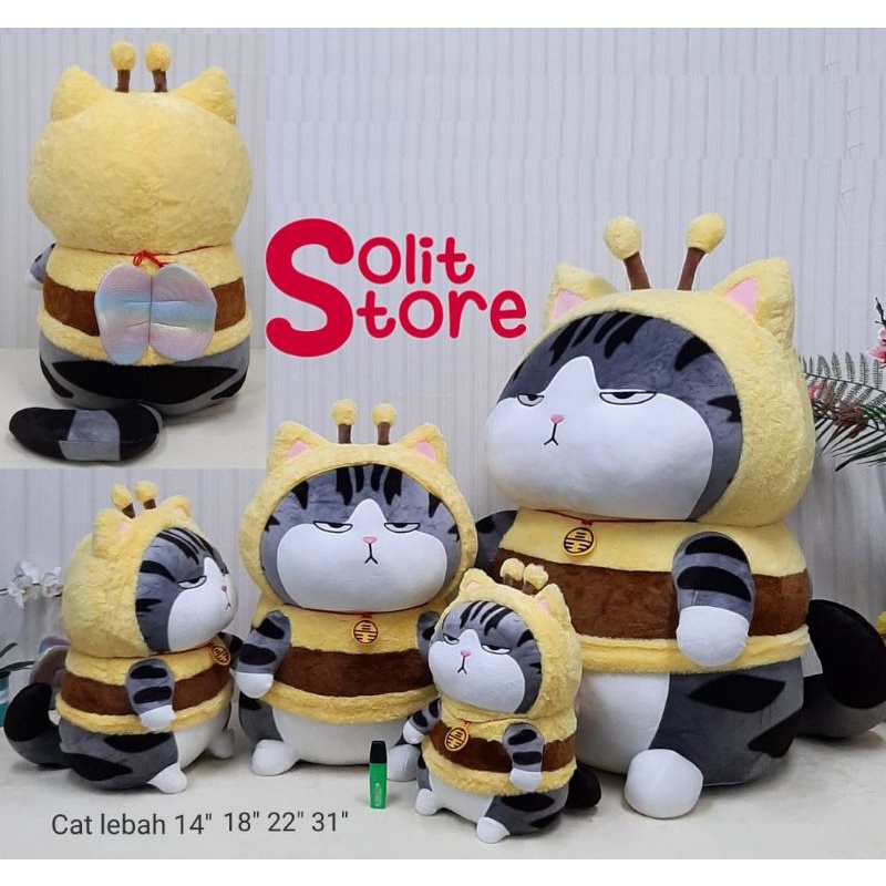 Boneka Viral Kucing Lebah Furyu Cat Cat Mahkota Imp Giant