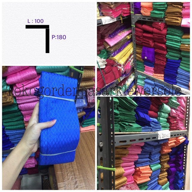 T180 L100 Gorden  jendela pintu POLOS motif sido Shopee 