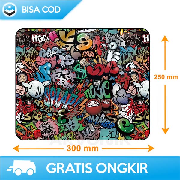 GAMING MOUSEPAD DESK MAT BAHAN SILIKON EASYIDEA ULTRA SMOOTH SLIP BACK