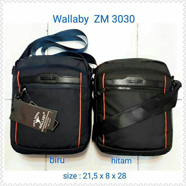 TAS SLEMPANG COWOK PRIA WALLABY IMPORT ZM3030 ORI