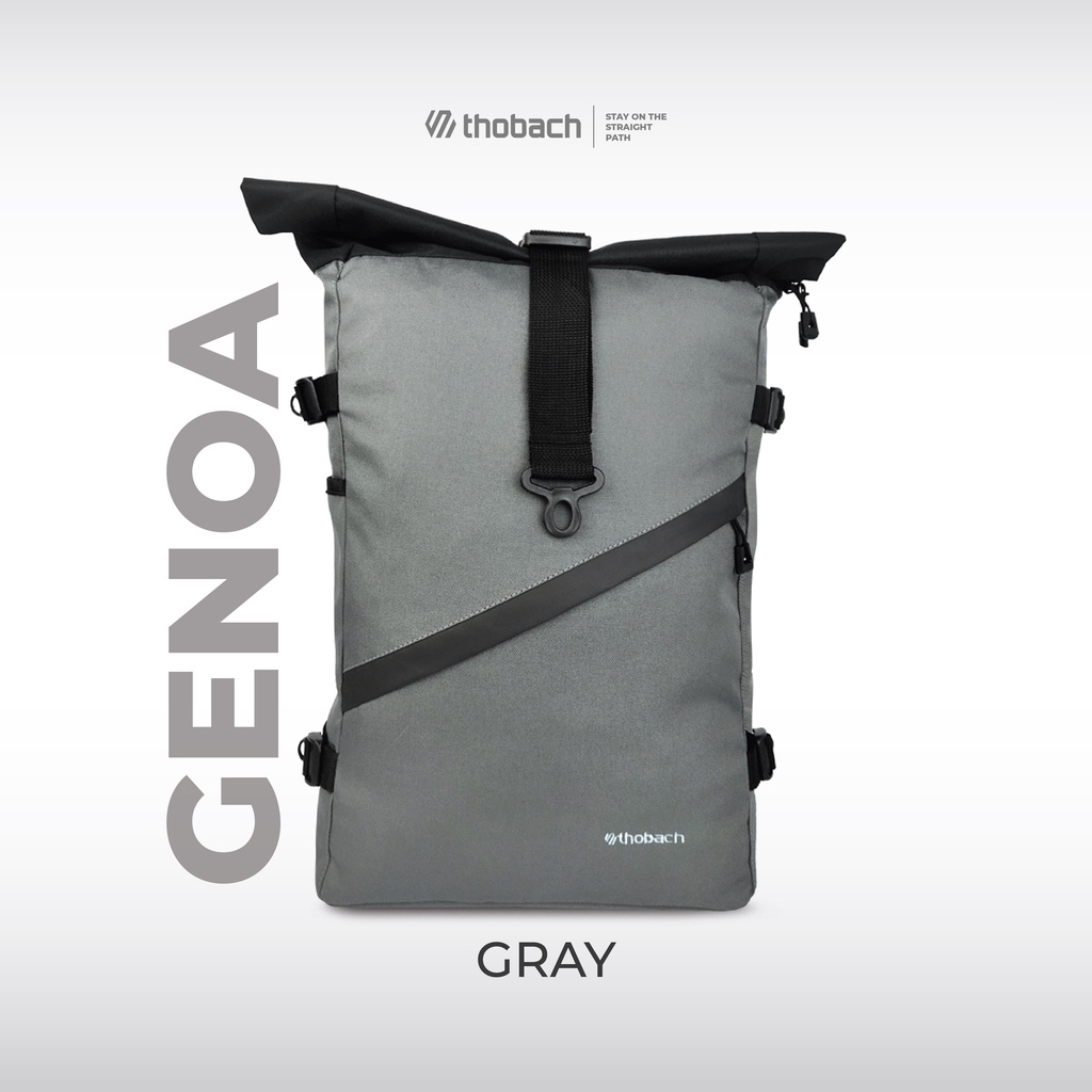 THOBACH - BACKPACK WATERPOOF GENOA RANSEL PREMIUM PRIA WANITA TAS SEKOLAH TAS KULIAH OUTDOOR