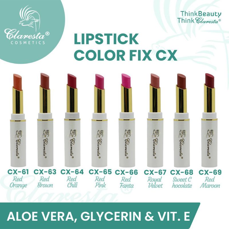 Claresta Lipstick Color Fix CX