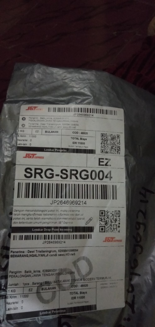 Baju Batik Anak Cowok Modern Termurah