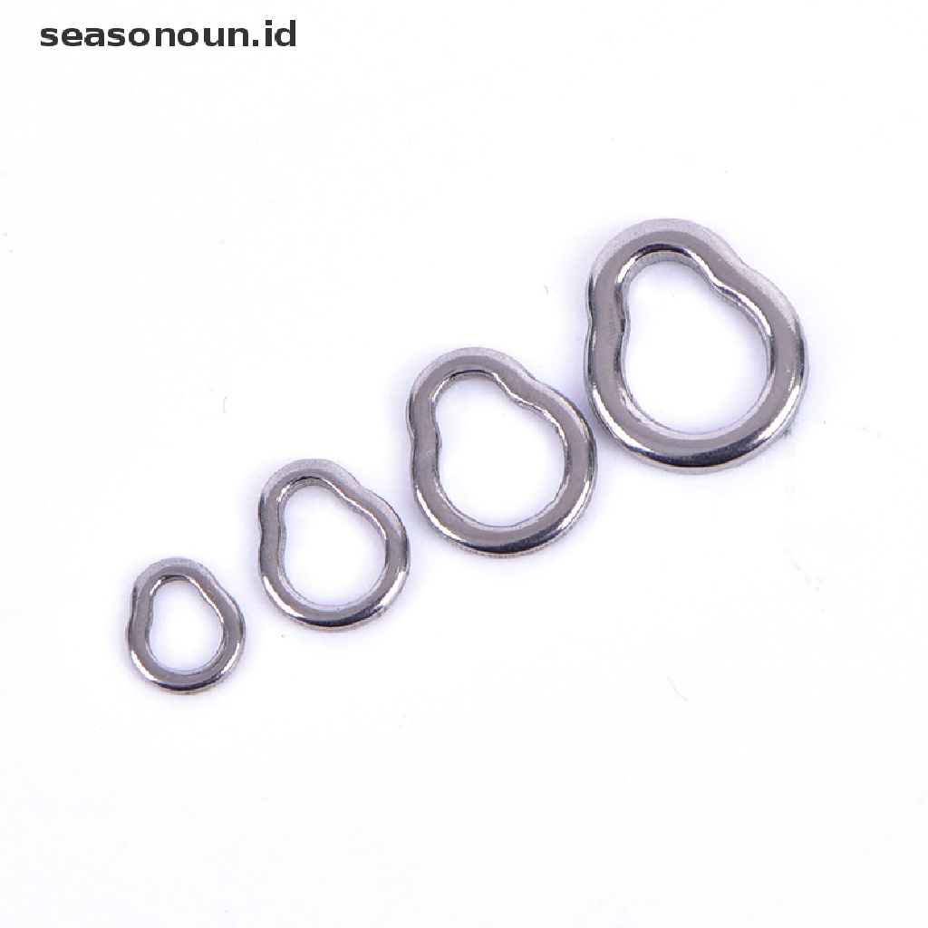 (seasonoun) 10pcs Kili-Kili Pancing Seamless Bahan Baja