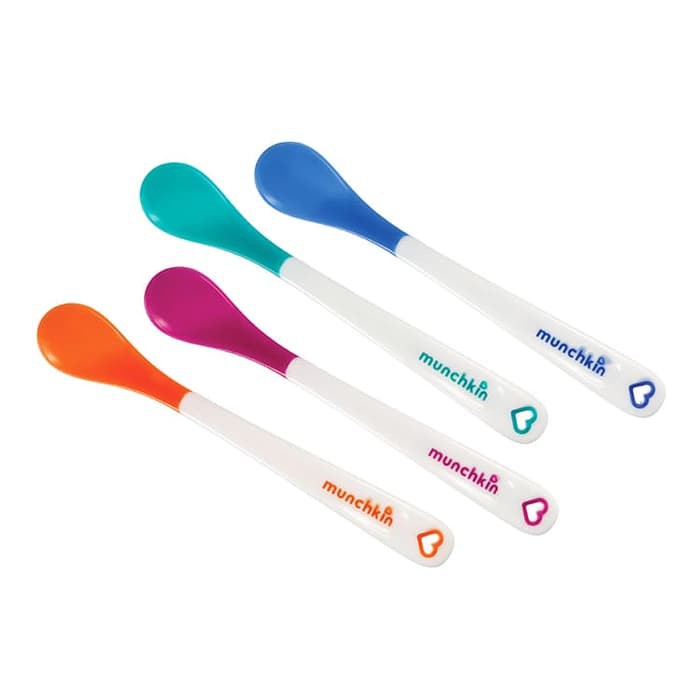 Munchkin New White Hot Safety Spoon 4 Pack