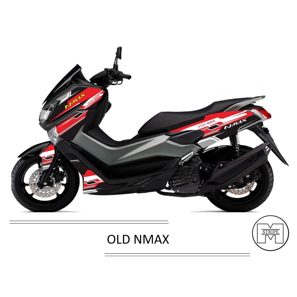 Decal Nmax / striping motor NMAX / stiker motor NMAX (Lama) list motor NMAX / Variasi Motor NMAX