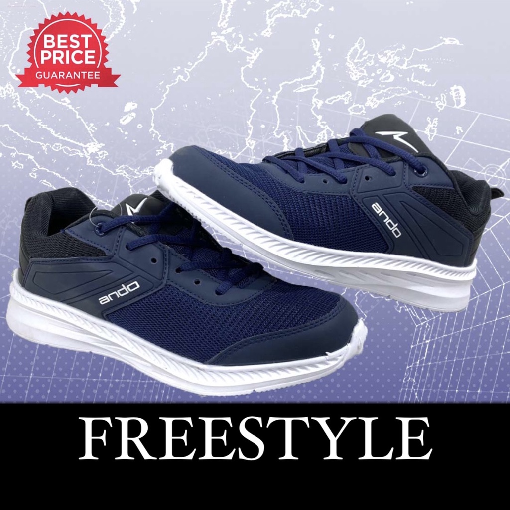ANDO FREE STYLE - SEPATU SNEAKERS PRIA - ANDO ORIGINAL