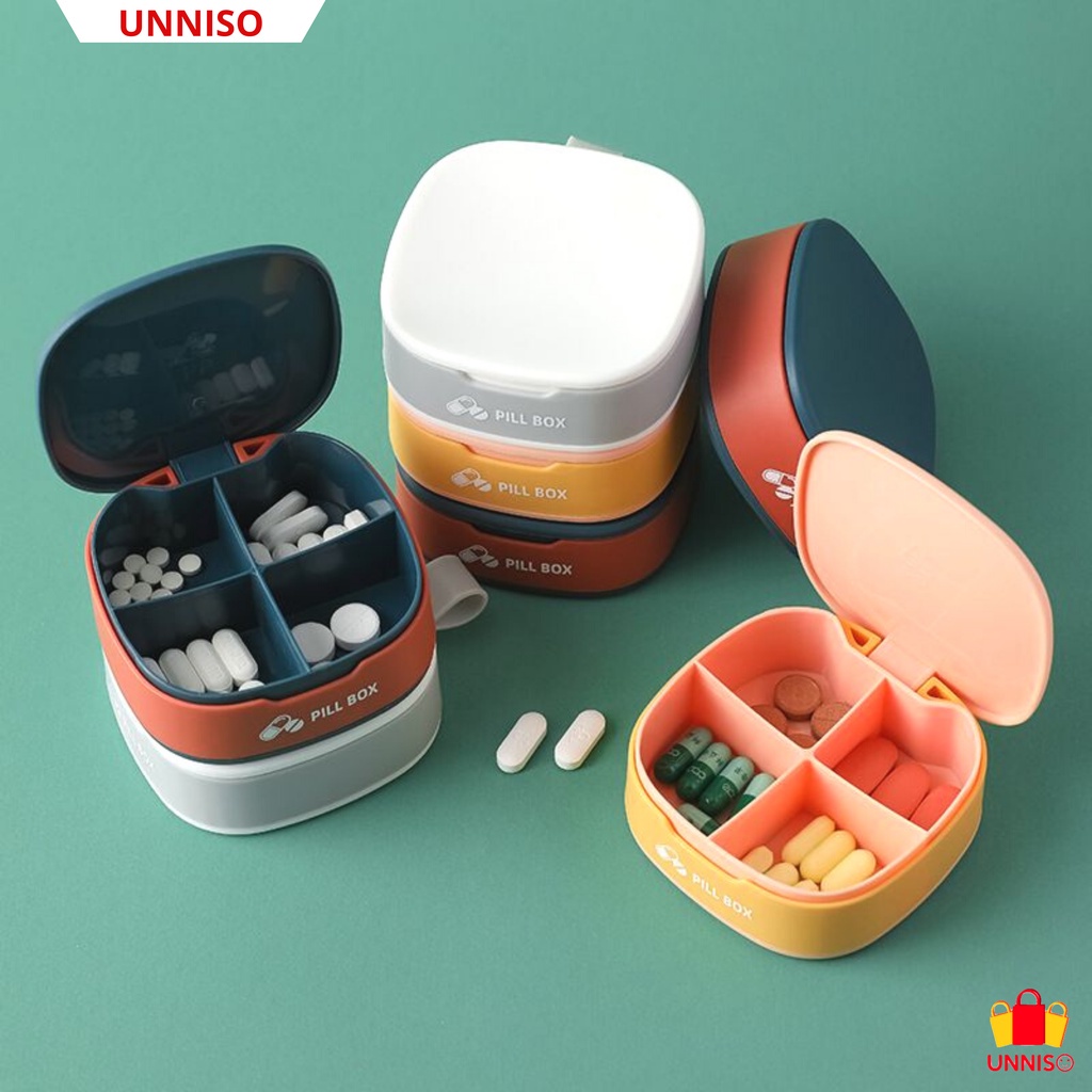 UNNISO - Kotak Obat Pill Box Portable KOP8