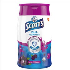 

Scotts DHA Gummies Jelly Orange Strawberry Blackcurrant isi 60