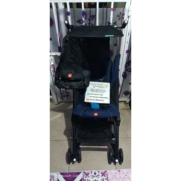 stroller pockit GB+ navy preloved good condition