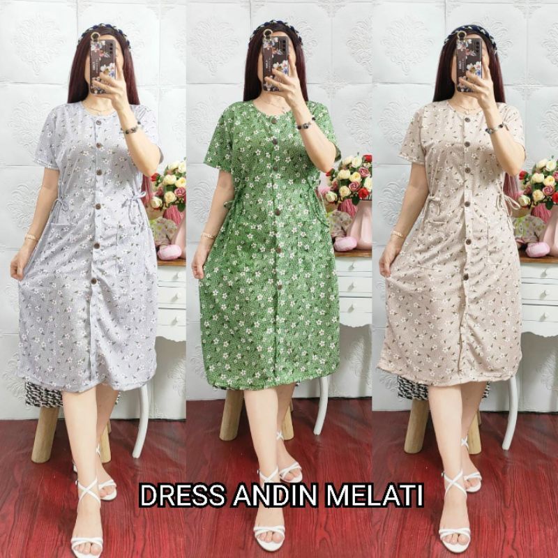 DRESS MEIDY / DRESS BUSUI WANITA TERBARU / BANYAK MOTIF DRESS MEIDY