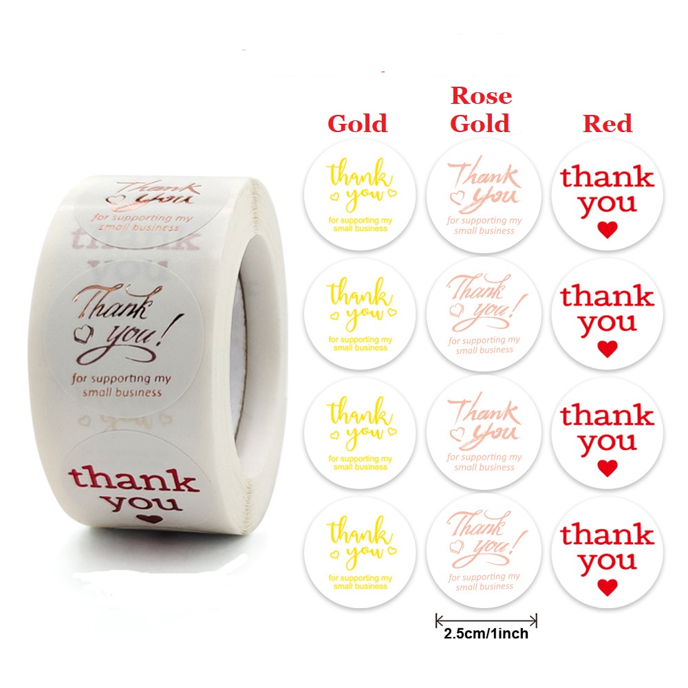 

50pcs Thank You Sticker Stiker Terima Kasih untuk Online Shop Packing Label Sticker Packaging Seal Segel Package #2