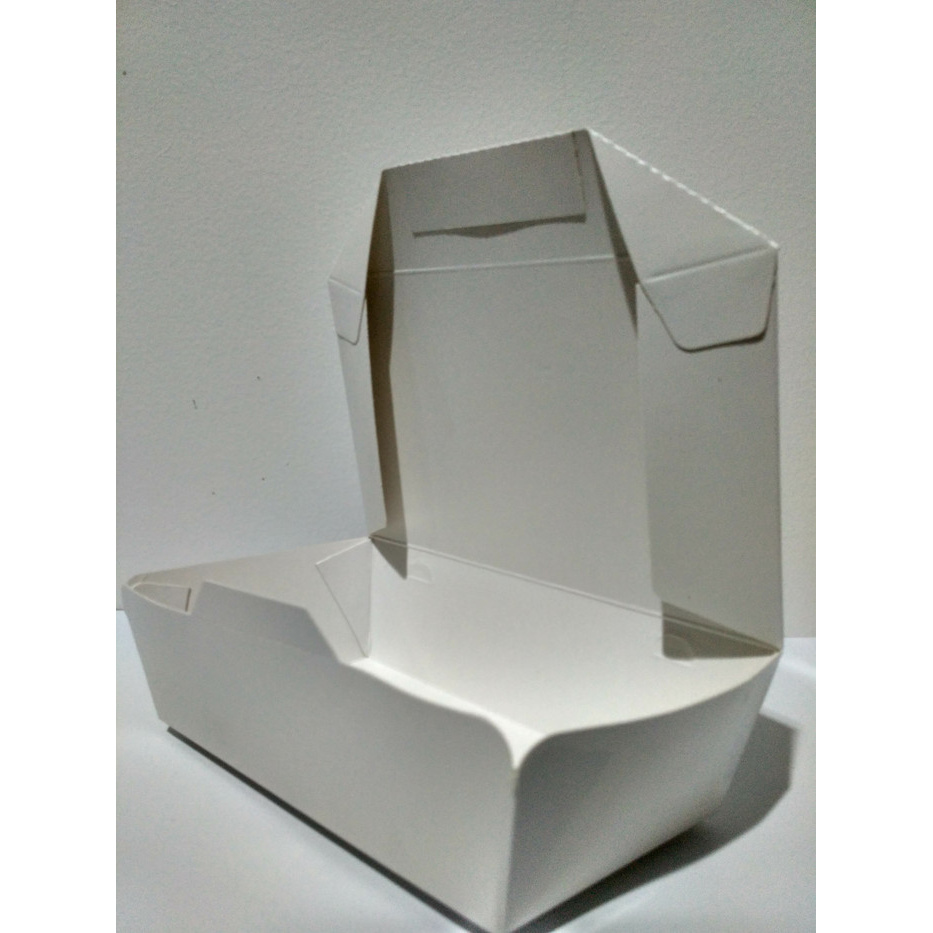 

ytfr74b Paper Lunch Box Ukuran M / Paper Box Kertas / Paper Take Away - Putih Hyft7Yt