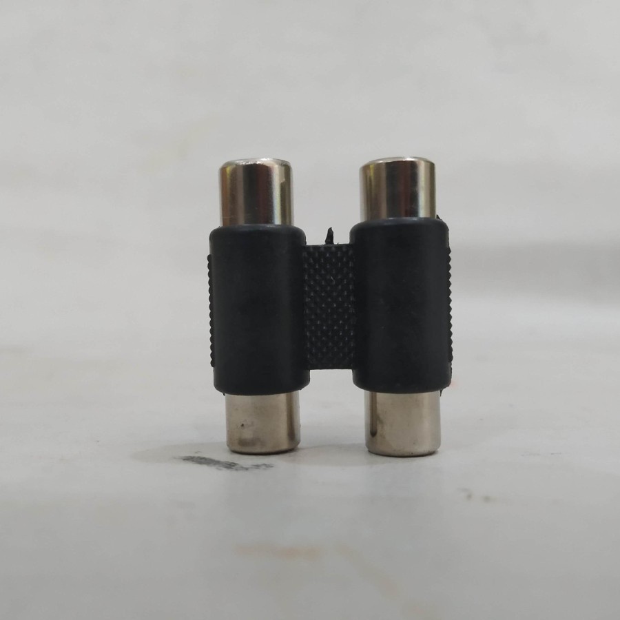lubang female Jek jack Socket Konektor H Sambungan penyambung RCA 2-2