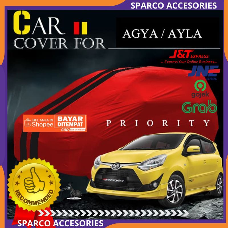  COVER  SARUNG SELIMUT MOBIL  AGYA AYLA  ANTI  AIR  WATERPROOF 