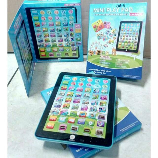 Mini Play PAD 2 Bahasa - Mainan Anak Edukasi