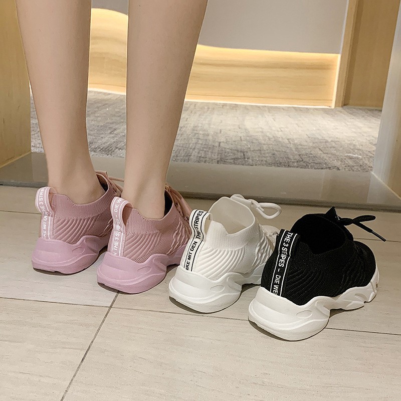 RYS - Comfy Plain Sepatu Sneakers Fashion Casual - Ori Import